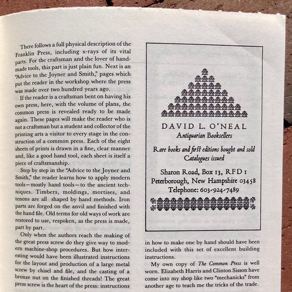 1980 American Book Collector Rare Book Seller Papermaking Journal Literary - Picture 11 of 12